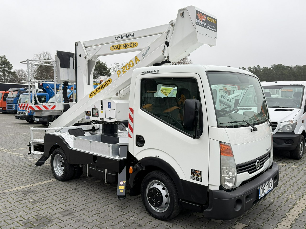 Nissan Cabstar Podnośnik Koszowy 20m Palfinger P200 A Smart Zwyżka UDT Wumag GSR P7
